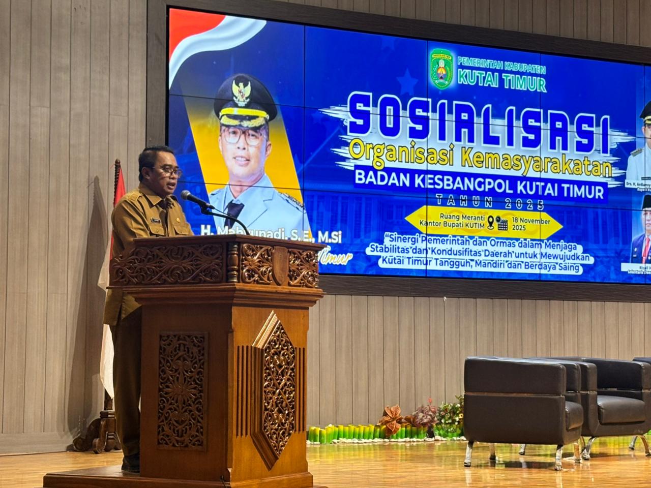 Wabup Kutim Dorong Sinergi Ormas dan Pemerintah Demi Kutim Tangguh